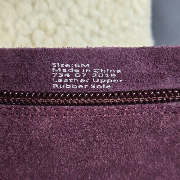 Livie & Luca x Matilda Jane Purple Suede Fringe Boots Toddler Girls 6M Lined - Picture 5 of 12